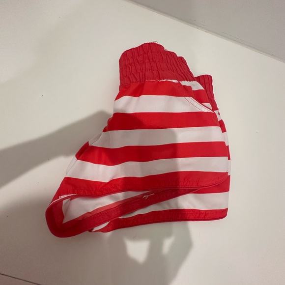 Xhilaration Coral & White Stripe Shorts- Small - Picture 10 of 10